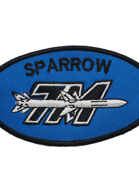 M7麻雀式臂章魔术贴 军迷背包贴可来图定制