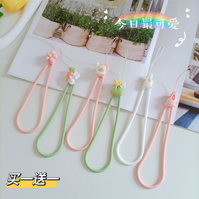 手机挂绳可爱卡通兔子挂饰手腕绳