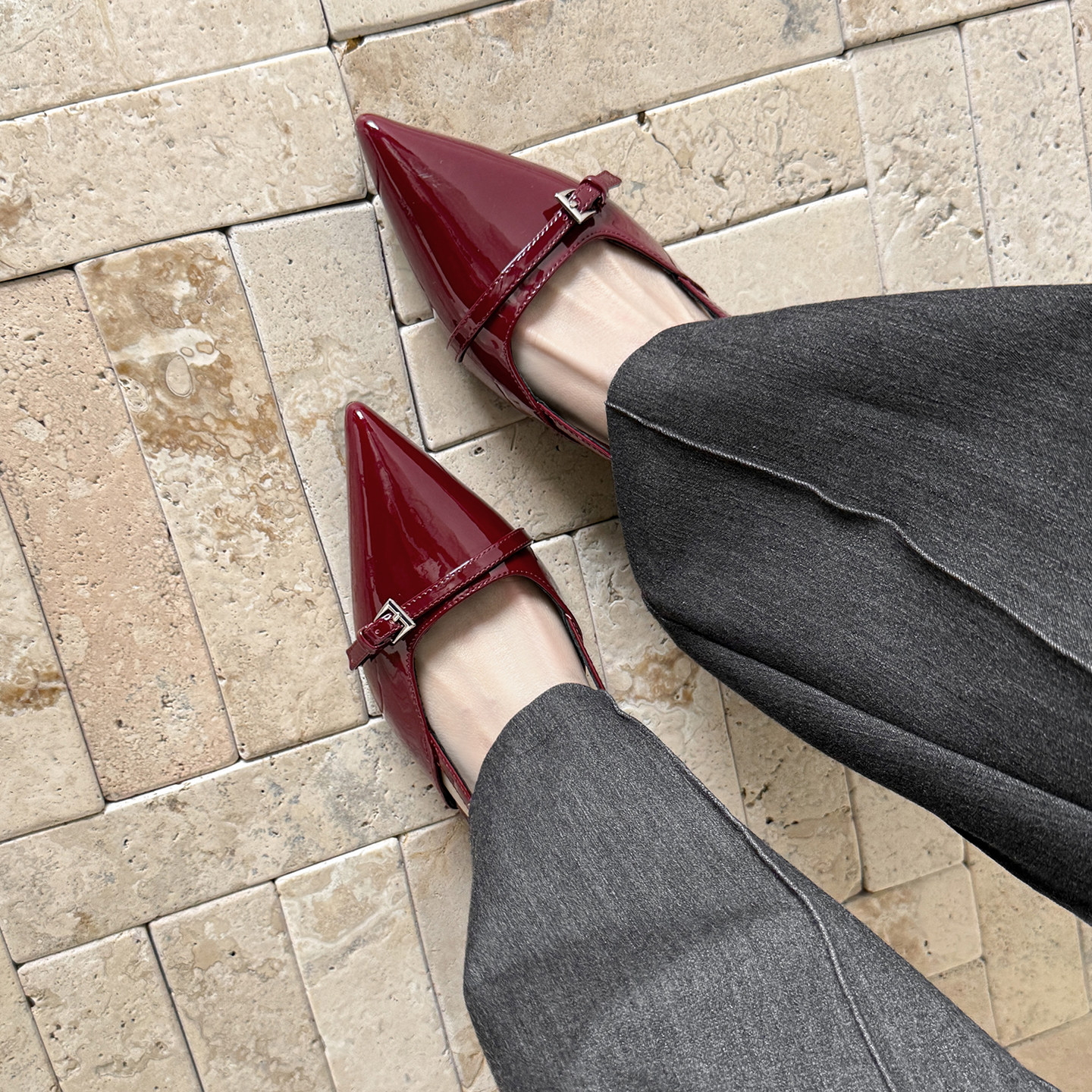 晨萱真皮名媛包头凉鞋女夏季外穿新款时尚高级感坡跟后空单鞋高跟