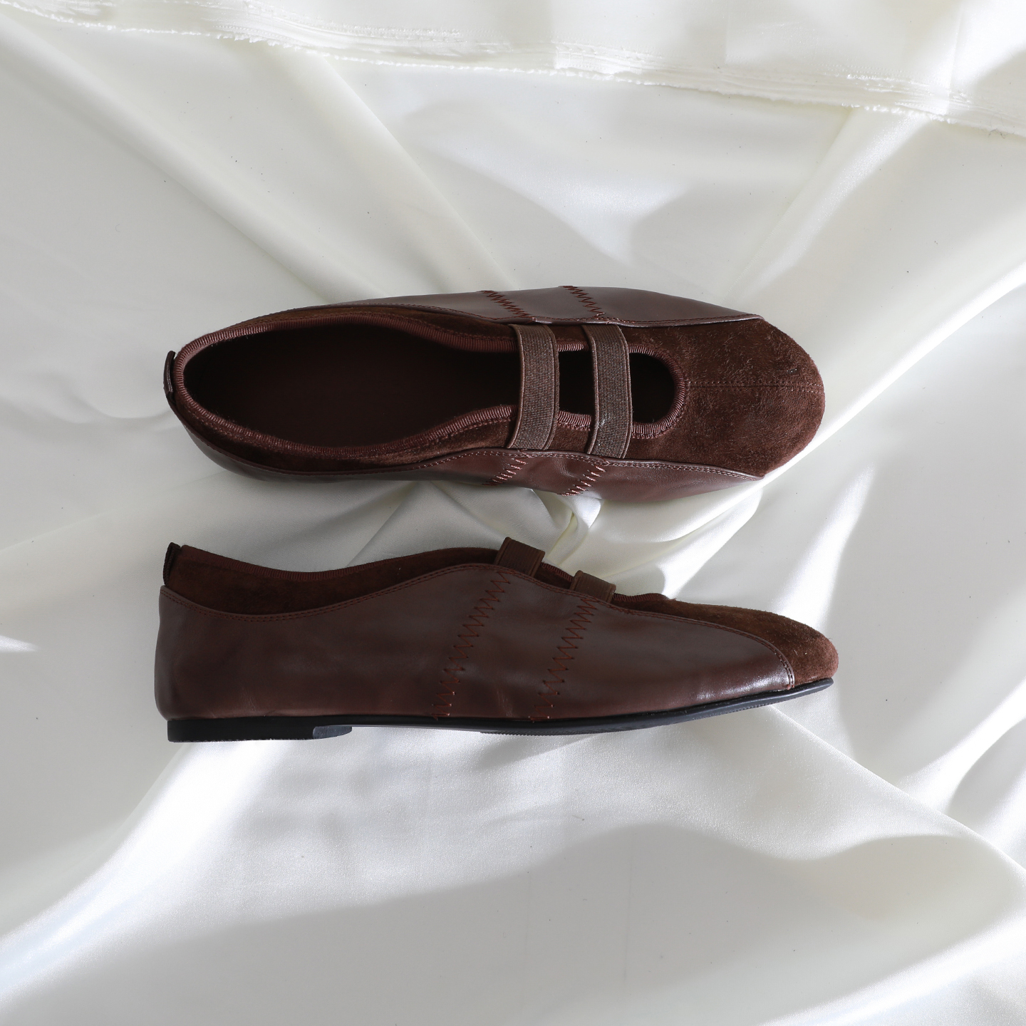 莲花府邸法式复古平跟休闲百搭