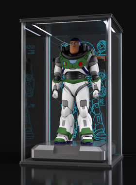 toysbox乐森robosen巴斯光年正传防尘礼品展示盒大空间全封闭收纳