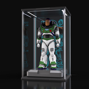 toysbox乐森robosen巴斯光年正传防尘礼品展示盒大空间全封闭收纳