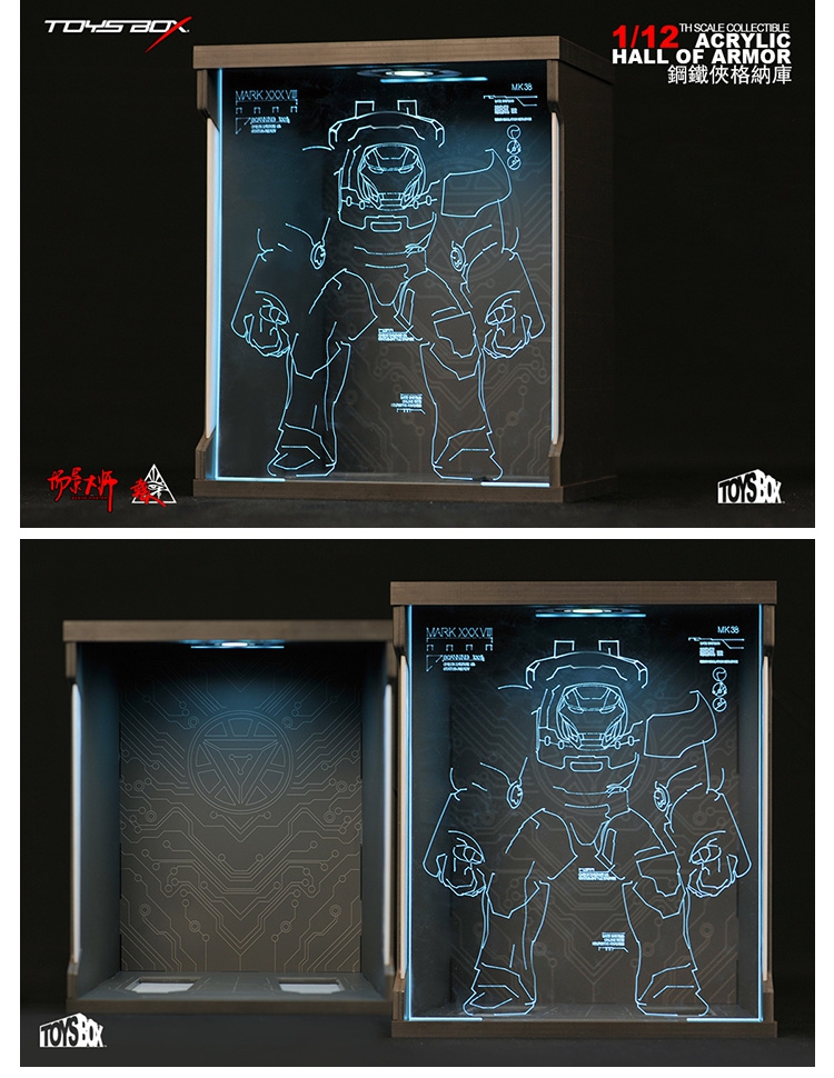 TOYS-BOX格纳库钢铁侠展示盒