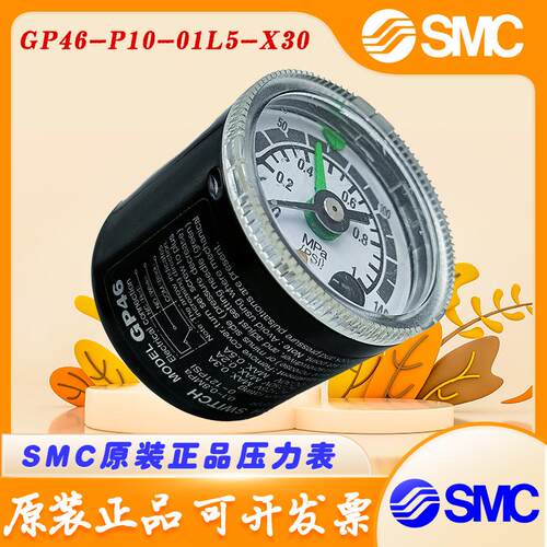 SMC压力表GP46-P10-01L5-X30/GP46-P10-02L5-C-X30/GP46-P10-01