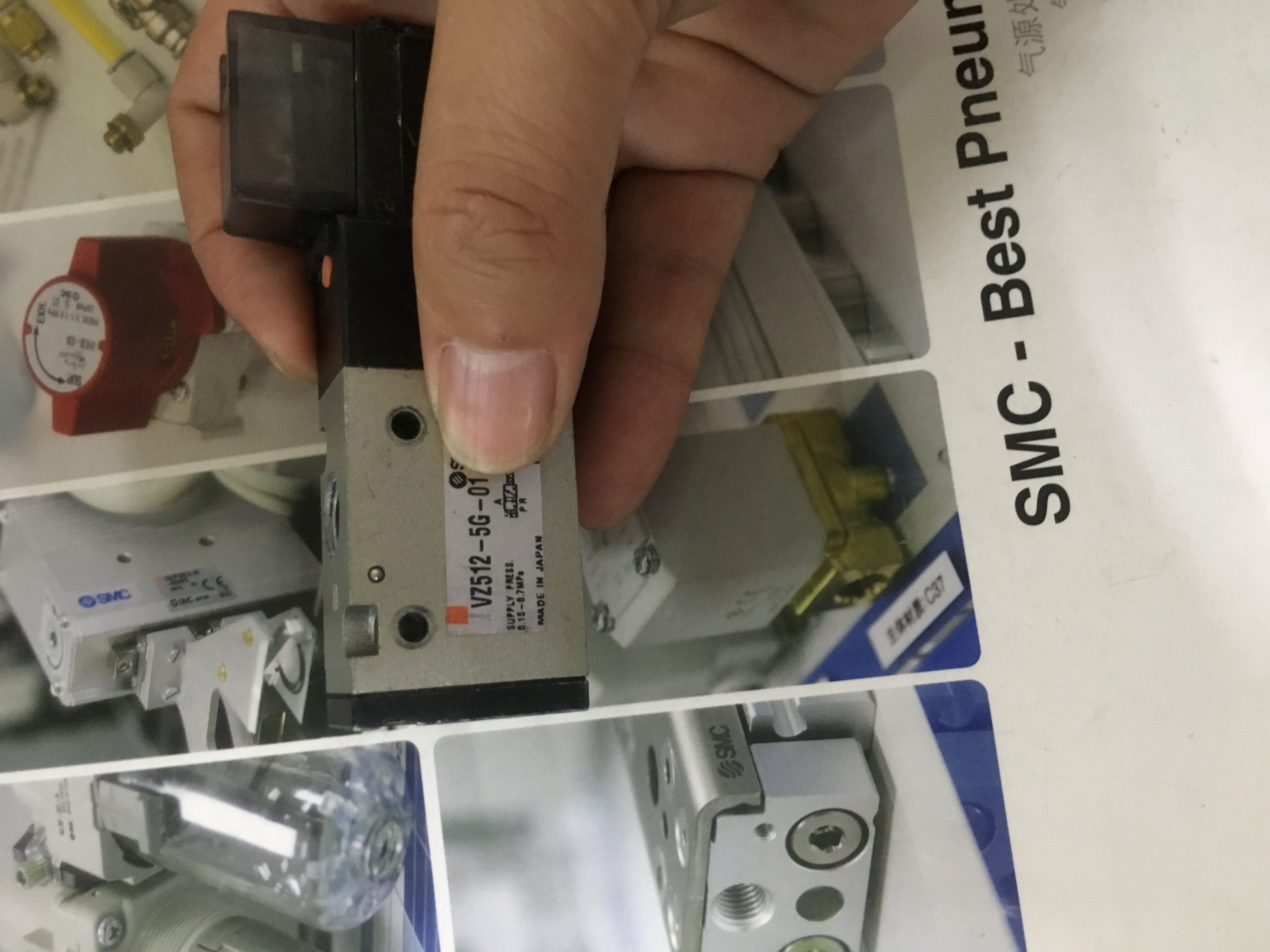 SMC电磁阀VZ512-5L-01,DC24V/VZ512-5GC-01 DC24V