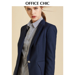2017春装新款女外套时尚小西装女外套短款长袖修身西装125144A4