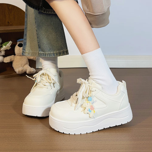 回力马年小白鞋女增高2026新款