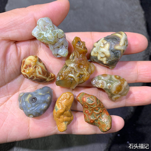 天然戈壁石奇石玛瑙原石阿拉善石外蒙地表经脉石青花瓷筋脉花脉