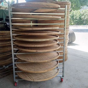 茶叶凉青架晾青筛摊青架 制茶用具簸箕铁架 竹筛烘盘放置架晾晒架