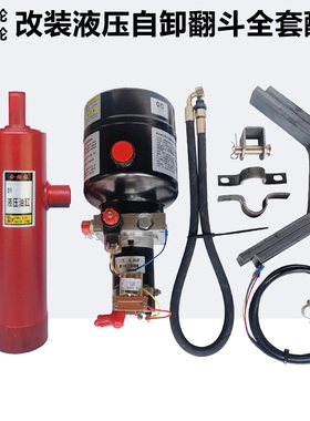 12V24V48V60V72V摩托燃油三轮车电动三轮车改装电动液压自卸翻斗
