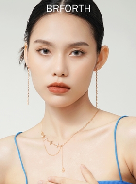 BRFORTH 四芒星项链AB款锁骨链女简约轻奢气质设计百搭仙气项链