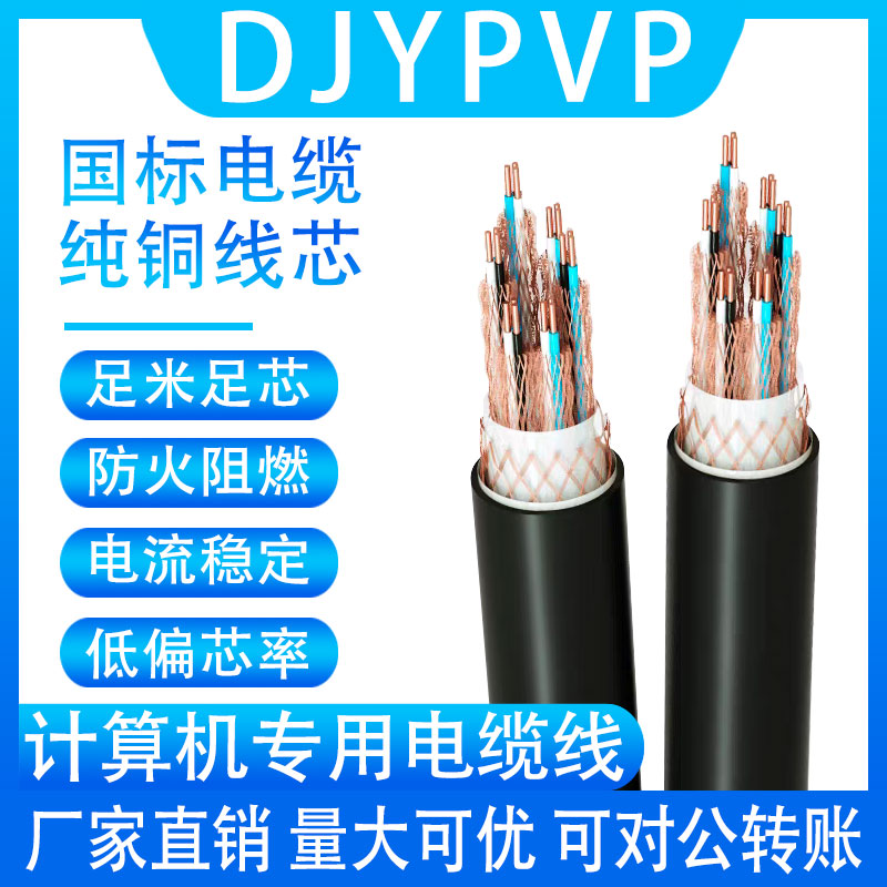国标DJYPVP计算机电缆阻燃屏蔽