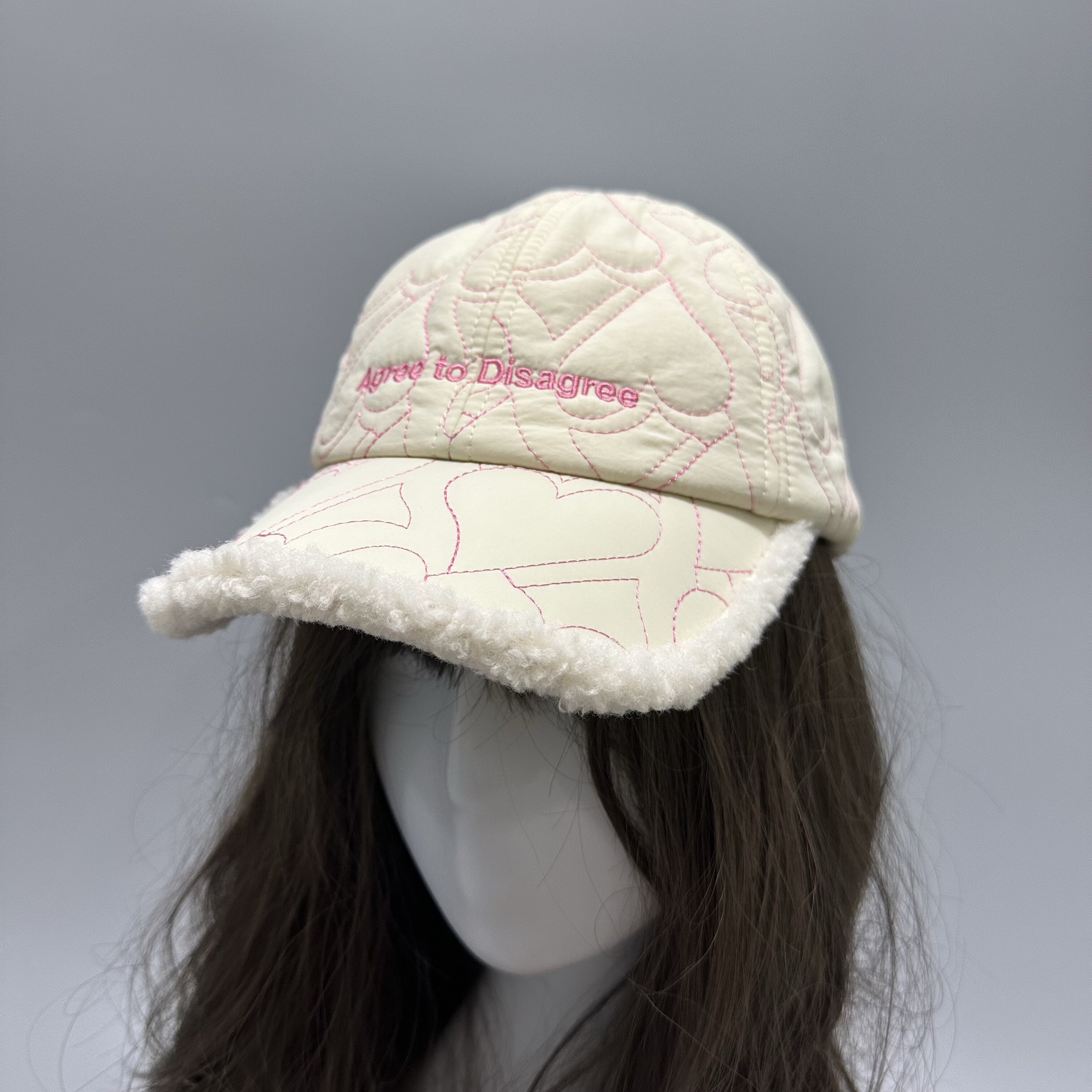 秋冬保暖加绒鸭舌帽羊羔毛棒球帽女韩版休闲百搭加厚潮毛绒帽子女