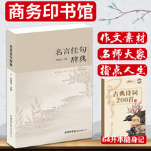 古今中外格言警句词典商务印书馆名人名言书中华名言警句大全 名言佳句辞典 名人名言名句励志格言学生初高中作文素材 旗舰店