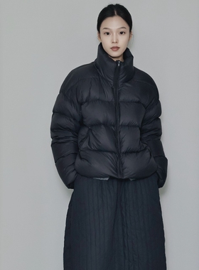 AIRROOM 短款立领高级感羽绒服女2025冬季加厚新款通勤休闲百搭