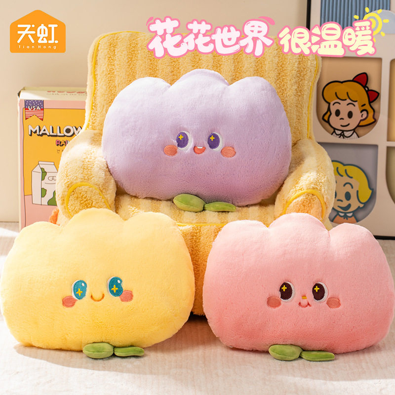 天虹电热水袋卡通充电防爆电热暖手宝双插手可拆卸水电分离暖宝宝