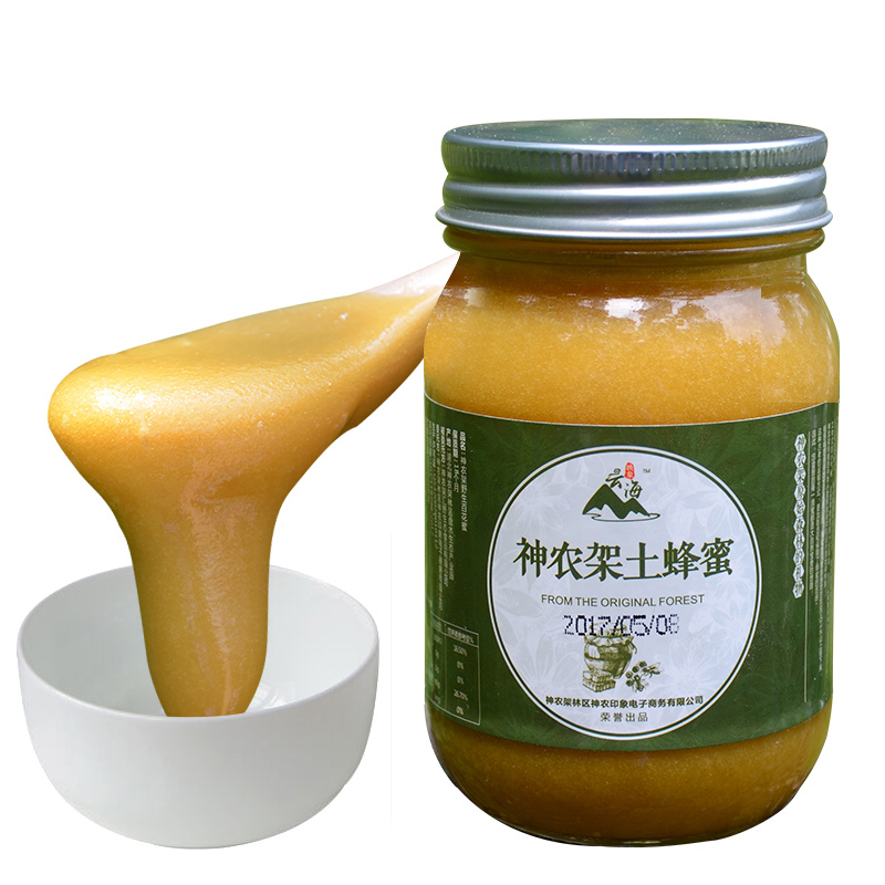神农架崖蜜岩蜜土蜂蜜吊索取蜜百花蜜土蜂蜜500g纯正天然农家自产