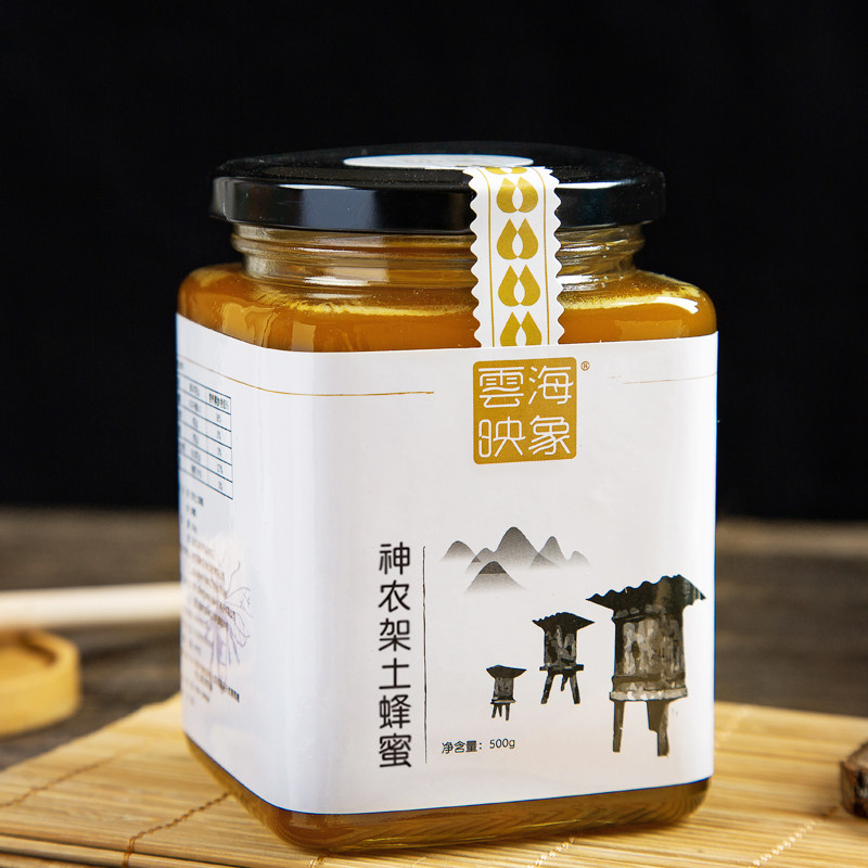 神农架崖蜜土蜂蜜纯正农家自产 成熟百花蜜26年新蜜500g包邮