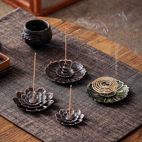 莲花香插香座点香座盘托香托线香