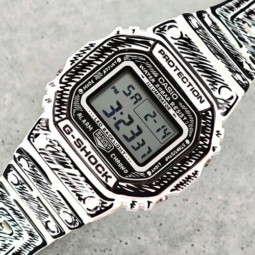 现货卡西欧新款折纸漫画风手表 DW-5600RGM-1 DW-6900RGM-5