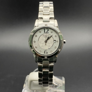 卡西欧SHEEN时尚潮流女士石英镶钻腕表SHE-4021D-7A