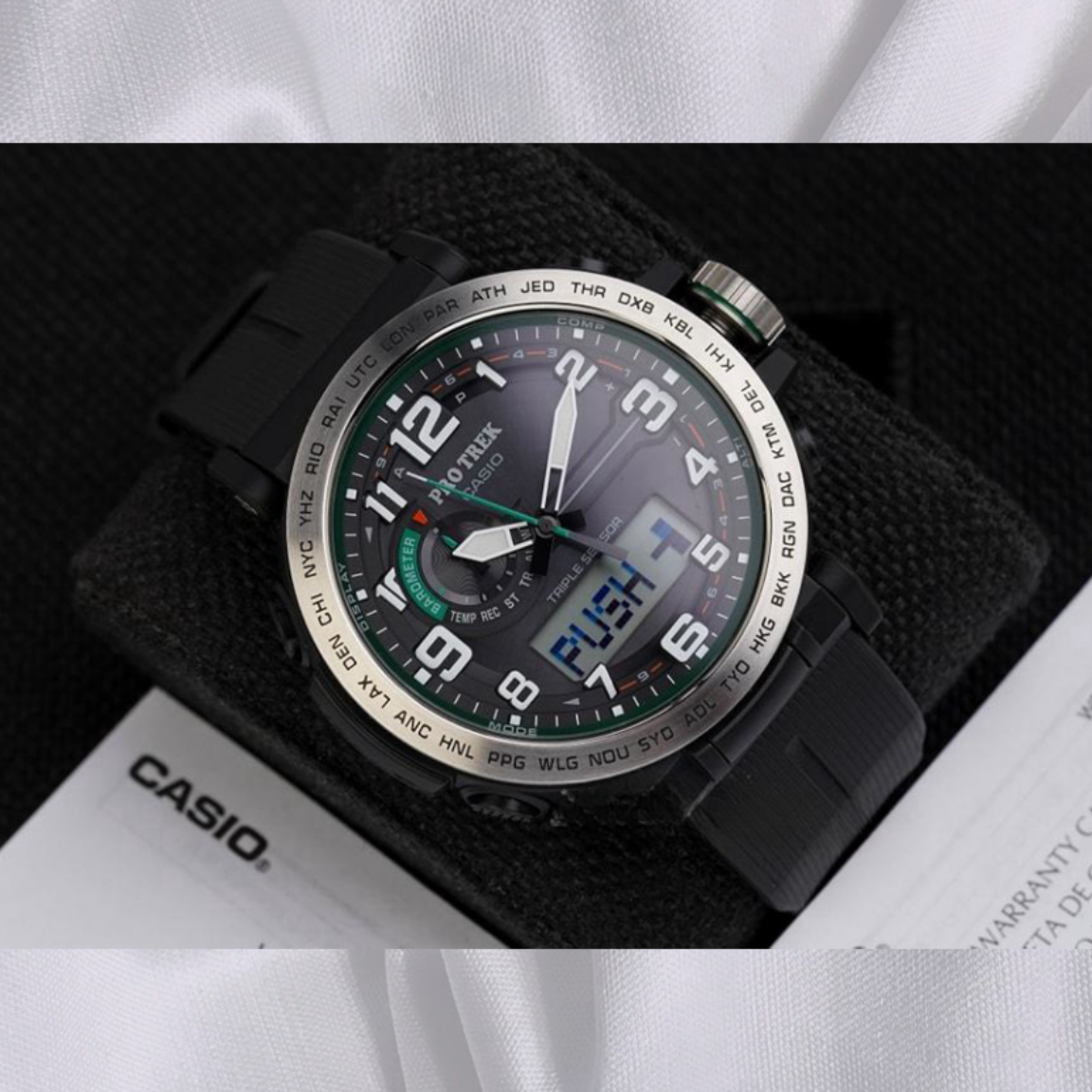 卡西欧登山系列太阳能腕表