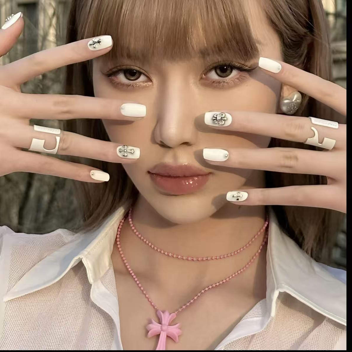 纯手工穿戴美甲送工具包