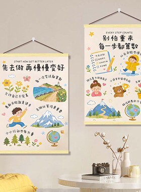治愈系装饰画拒绝精神内耗送闺蜜趣味礼物客厅卧室装扮挂画墙贴纸