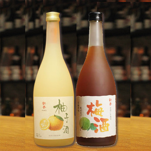 朝香柚子酒梅酒果酒女士低度酒8度微醺柚子味梅酒720ML国产果酒