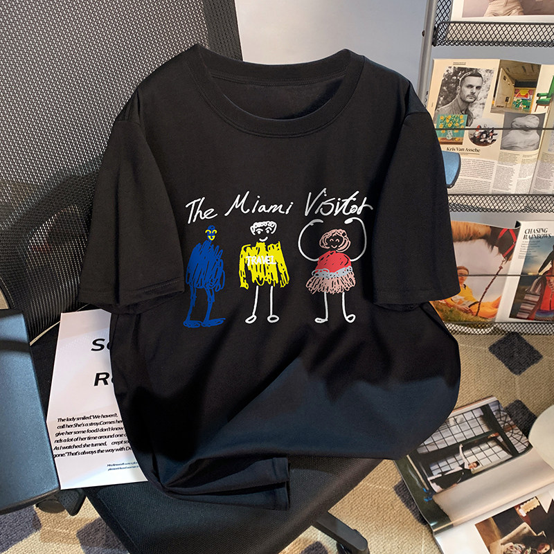 捡漏清仓夏季纯棉黑色短袖t恤女装宽松韩版大码遮肉上衣打底衫ins,女装/女士精品,真丝上装,淘宝优惠券,粉丝福利购,淘宝优惠卷