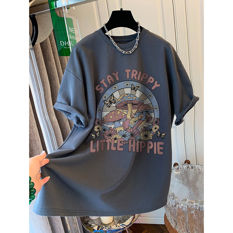 捡漏ins复古潮牌炸街短袖t恤男女夏季宽松韩版港风半袖学生上衣bf