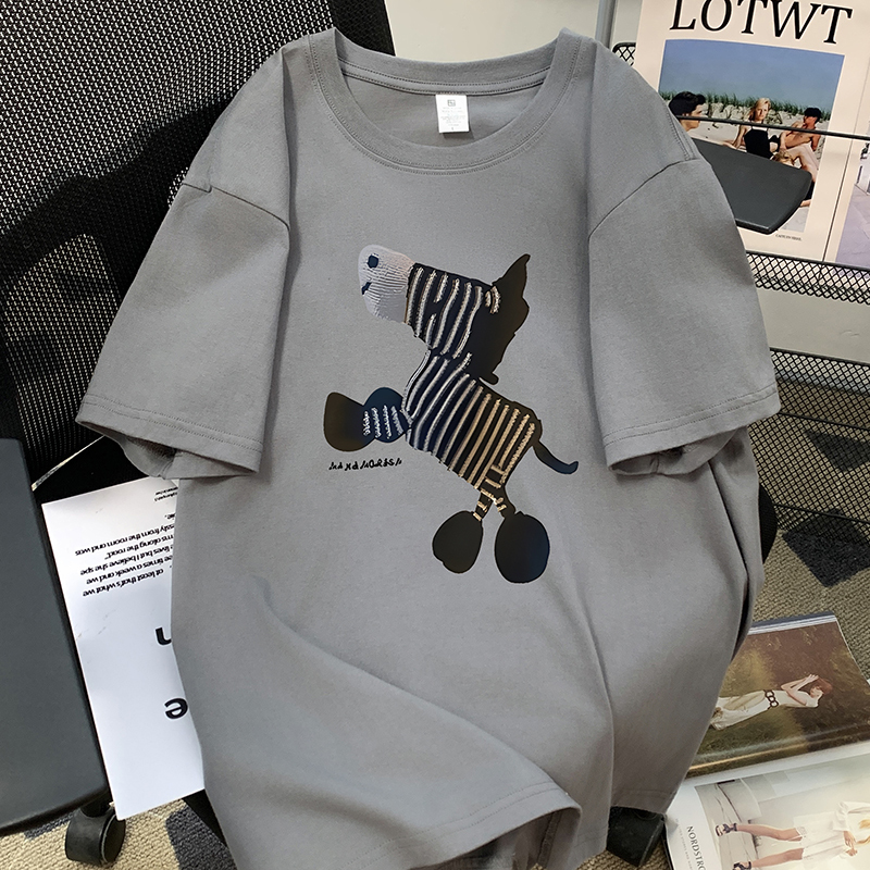 短袖T恤上衣捡漏宽松ins