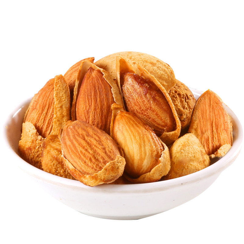 新疆特产厚皮巴旦木500g坚果龙果扁桃仁香酥脆口休闲美味坚果零