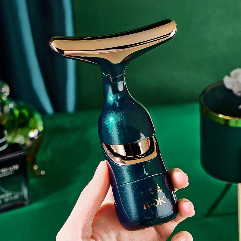 美容院同款导入仪家用提拉紧致抗衰老女士专用震动按摩电子美容仪