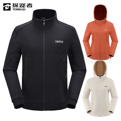 探路者针织外套男女2024秋冬新款外套TAEEAM91531/92532