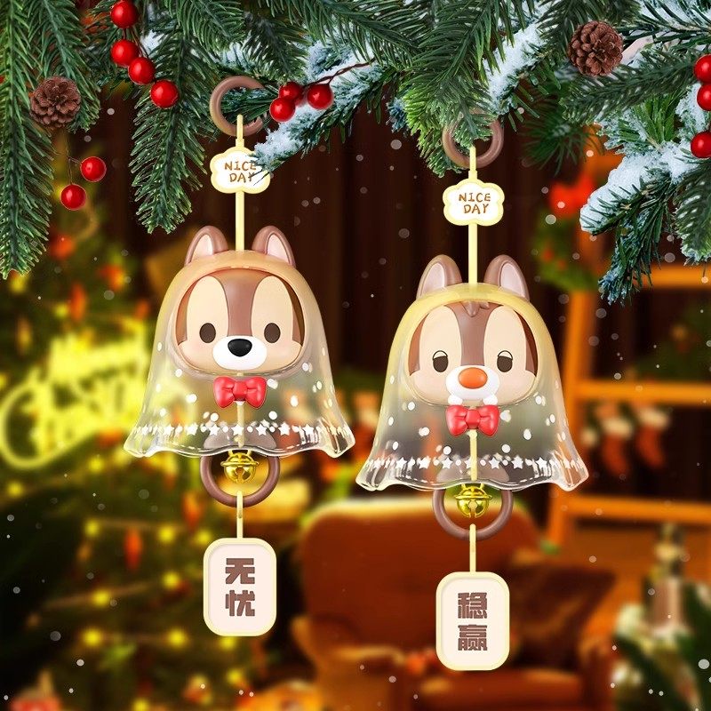 正版迪士尼Disney许愿风铃晴天娃娃挂件装饰摆件盲盒周边礼物