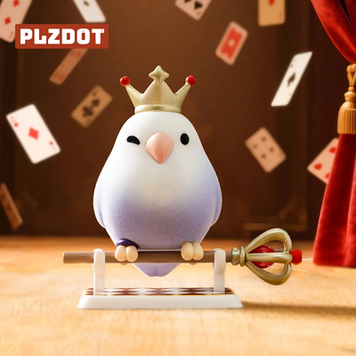 正品Plzdot文明小鸟芋圆MINIPRO MAX盲盒迷你二代植绒摆件周边可
