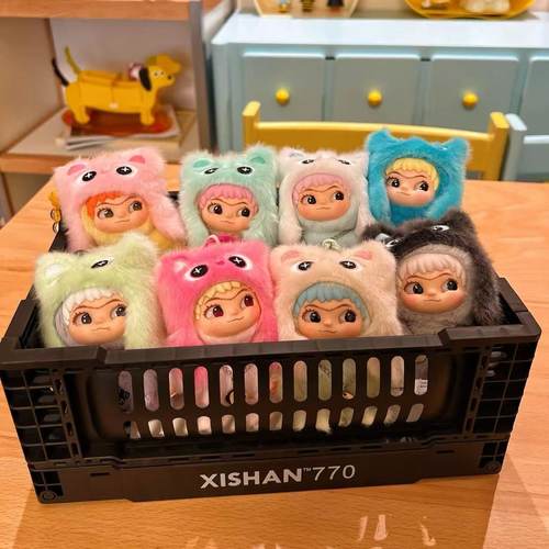 明星同款 哇库库WAKUKU立刻开挂吧系列盲盒毛绒挂件迷你三代搪胶