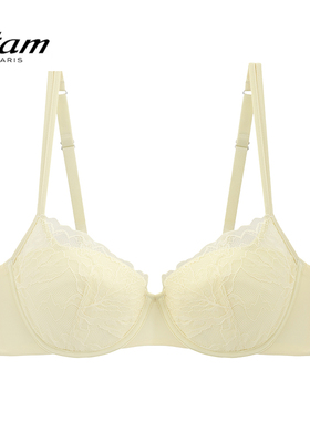 Etam内衣女性感蕾丝文胸小胸聚拢法式薄款舒适收副乳W121DI0106