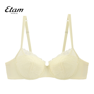Etam内衣女性感蕾丝文胸小胸聚拢法式 舒适收副乳W121DI0106 薄款