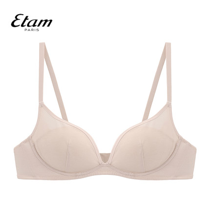 Etam花托杯文胸柔软小胸显大舒适性感软胶骨聚拢内衣W322DI0104