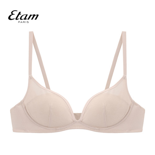 Etam花托杯文胸柔软小胸显大舒适性感软胶骨聚拢内衣W322DI0104