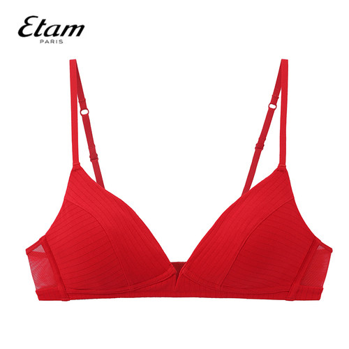 Etam红色聚拢收副乳文胸