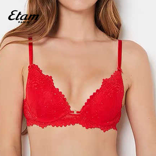 EtamINSTANT流光系列3 4杯蕾丝文胸性感内衣女聚拢小胸W124DI0125