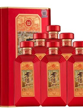 老泸州臻传42度浓香白酒礼盒装