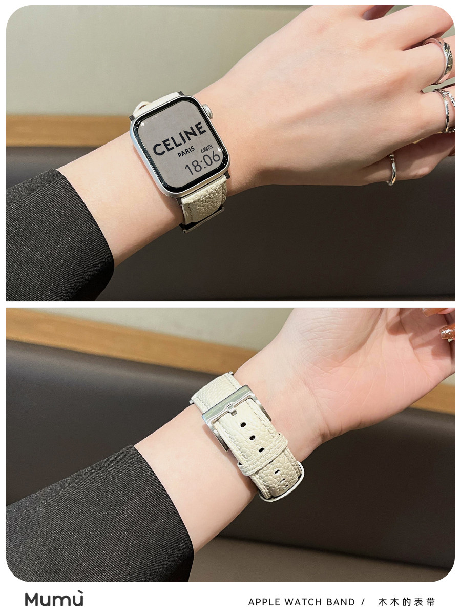 FOR S10 APPLE APPLEWATCH WATCH S9 WHITE SERIES SE2 GENUINE STRAP IWATCH 78 GENERATION