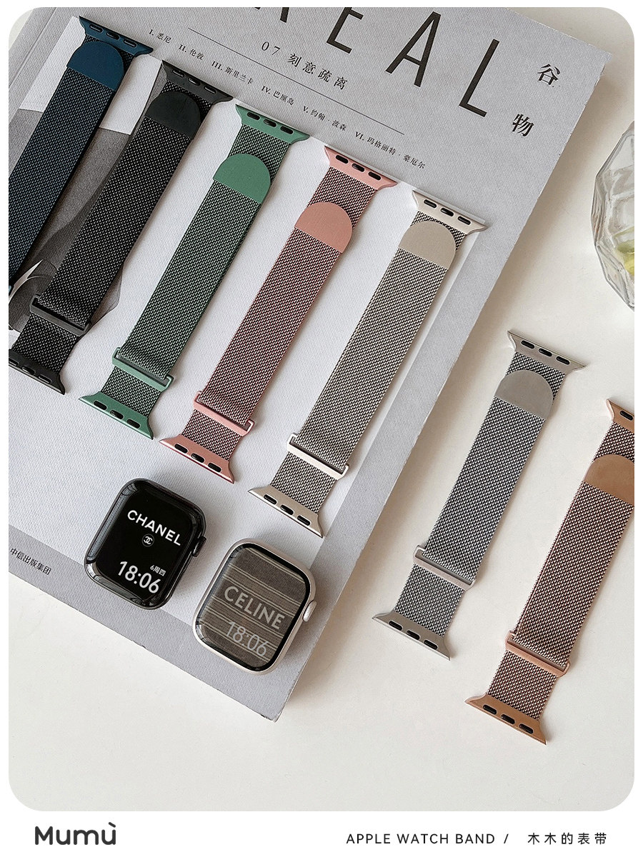 FOR S10 APPLE APPLE WATCH WATCH S9 METAL MAGNETIC BUCKLE IWATCH 78 GENERATION SE2