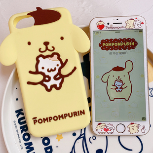 8plus 布丁狗苹果13 11promax手机壳iPhone7 6可爱xr全包 15se