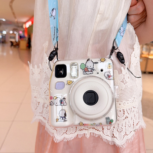 适用富士mini12拍立得保护壳SE/11/9/8/7+12透明25可爱女40相机套