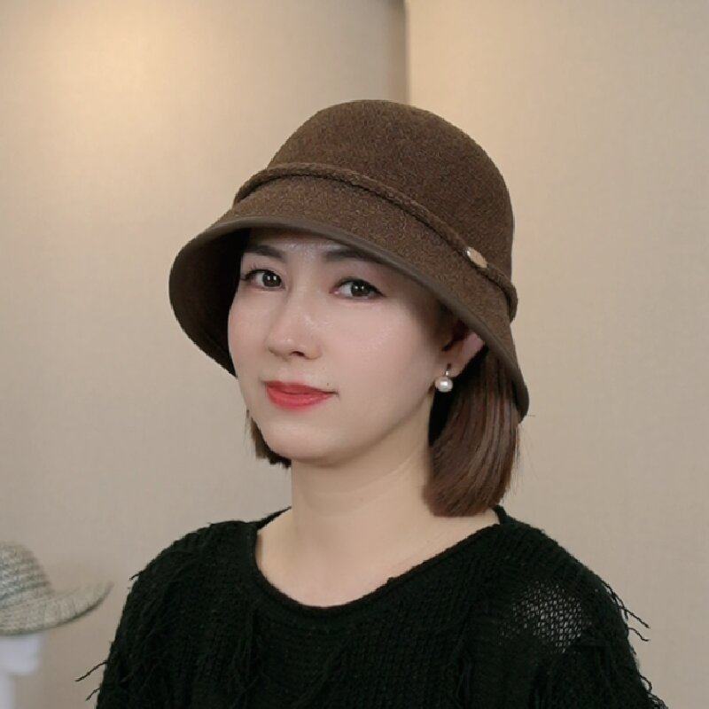 新款高品质赫本风盆帽春秋季保暖渔夫帽百搭法式复古显脸小礼帽女,服饰配件/皮带/帽子/围巾,帽子,淘宝优惠券,粉丝福利购,淘宝优惠卷